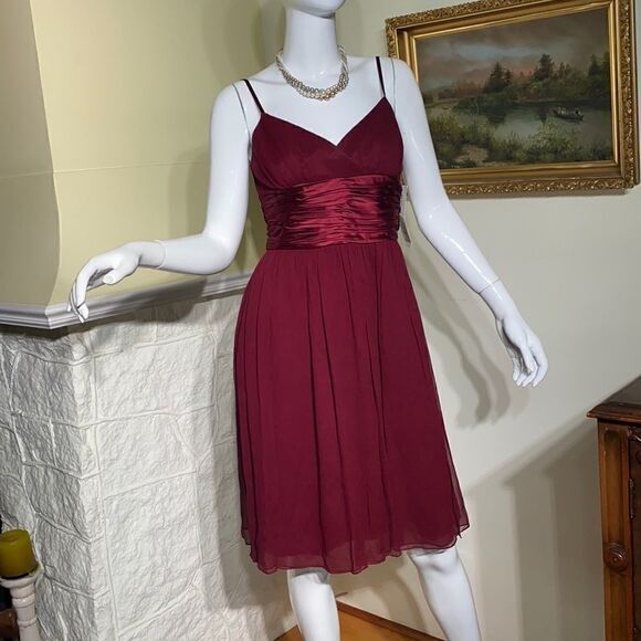 NWT Maggy London 100% Silk Cocktail Party Dress - Picture 2 of 15